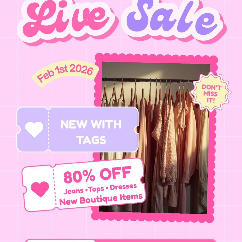 Pink and Cream Clothing Collection